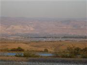 Blick über den Jordan nach Jordanien